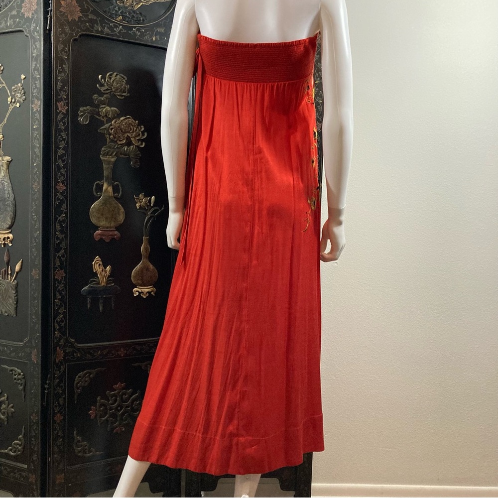 Free People Embroidered Strapless Evening Maxi Top - Picture 13 of 16